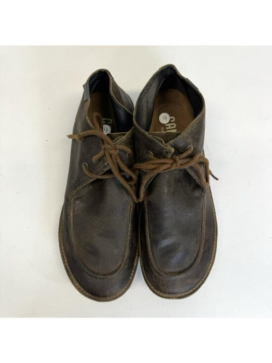 Camper Shoes Mens Size US 9 EU 42 Chukka Moc Toe Brown Leather Shoes Alicante main image 10